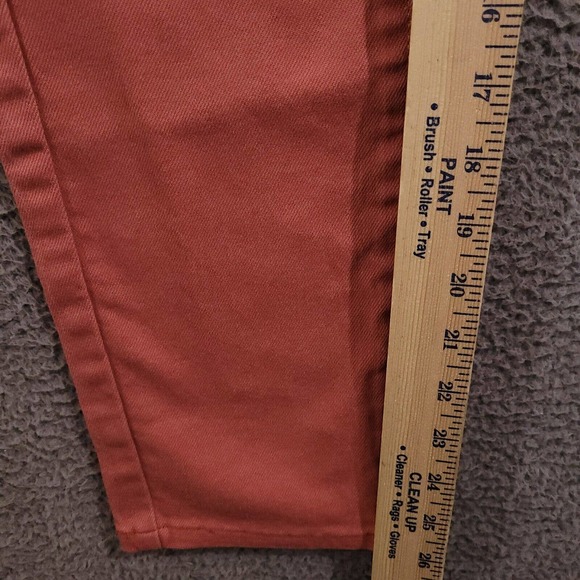 Dockers Jeans Womens 8‎ Pink Mid Rise Skinny 31X26 Casual Denim Stretch Trousers - Picture 4 of 13